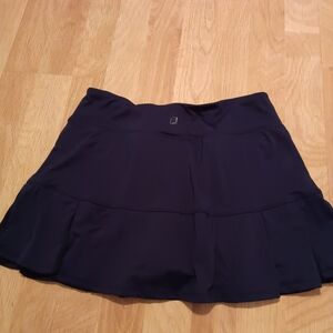 Fila Women's Navy Blue  Skort with Ruffle Hem